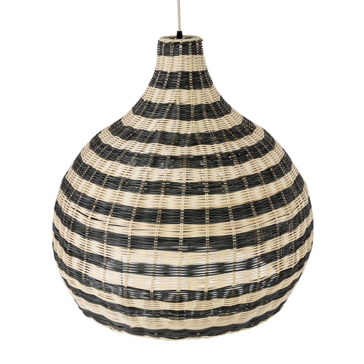 GloboStar® JAMAICA 01955 Boho Κρεμαστό Φωτιστικό Οροφής Μονόφωτο 1 x E27 AC220-240V IP20 - Φ60 x Υ60cm - Μπεζ - Χακί Ξύλινο Πλέγμα Καμπάνα - 5 Χρόνια Εγγύηση - Image 7