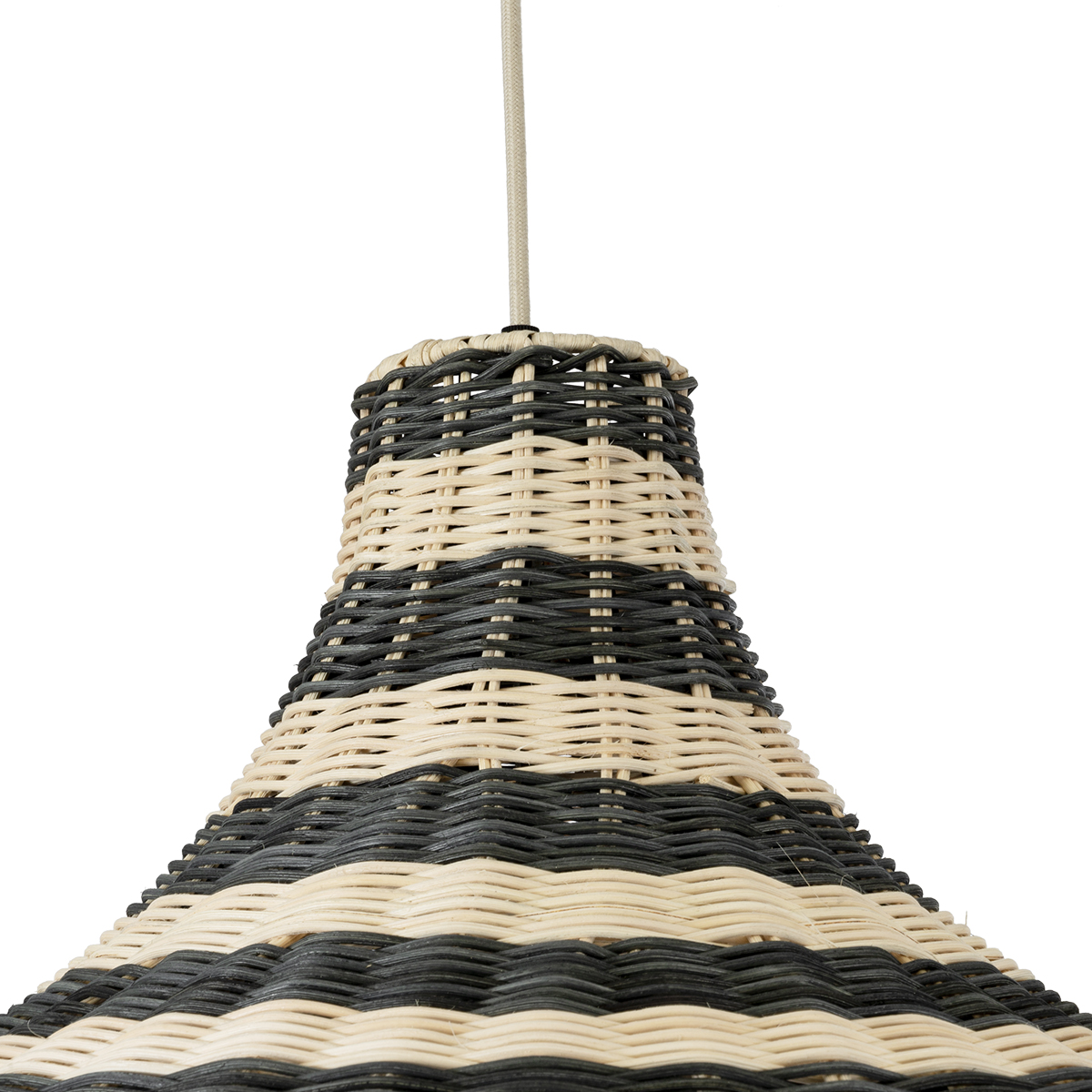 GloboStar® JAMAICA 01955 Boho Κρεμαστό Φωτιστικό Οροφής Μονόφωτο 1 x E27 AC220-240V IP20 - Φ60 x Υ60cm - Μπεζ - Χακί Ξύλινο Πλέγμα Καμπάνα - 5 Χρόνια Εγγύηση - Image 8