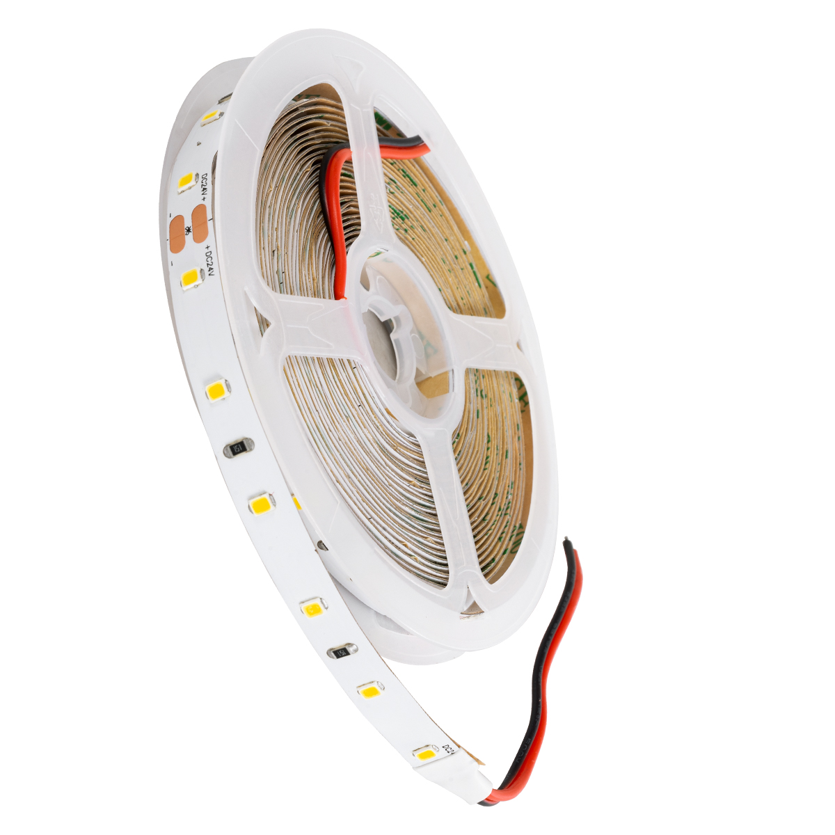 GloboStar® LILAC 70202 Ταινία LED 6W/m 660lm/m 120° DC 24V IP20 - 60 x SMD 2835 LED Chip/Μέτρο - Μ5000 x Π8 x Υ1mm - Ρολό 5 Μέτρων - Θερμό Λευκό 3000K - 5 Χρόνια Εγγύηση - Image 2