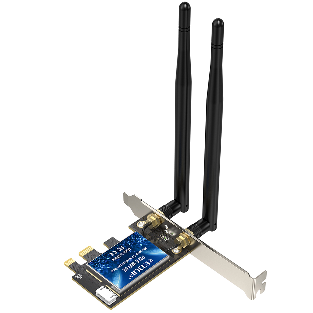 EDUP EP-9651GS WIFI 6EAX5400 + Bluetooth 5.3 PCI-E Network Adapter - Image 7