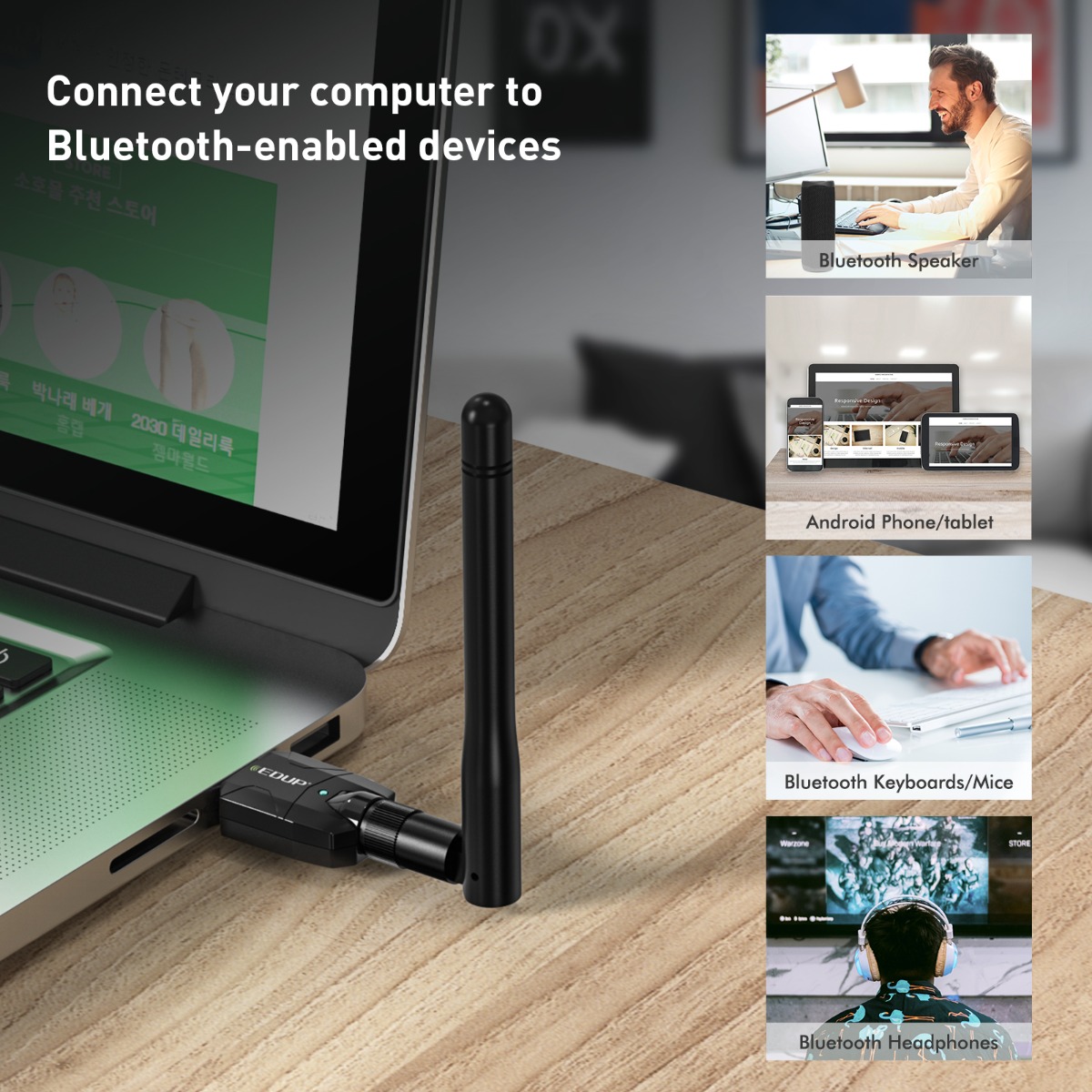 EDUP EP-B3536 Bluetooth 5.1 Dongle - Image 11