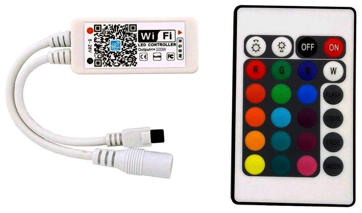 Avide LED Ταινία 12V 100W RGB+W IR Τηλεχειριστήριο και WIFI Ελεγκτής - Image 2