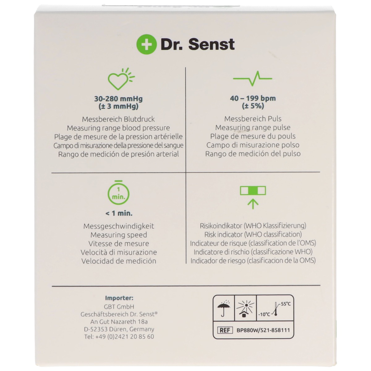 Dr. Senst BP880W Wrist blood-pressure-monitor - Image 2
