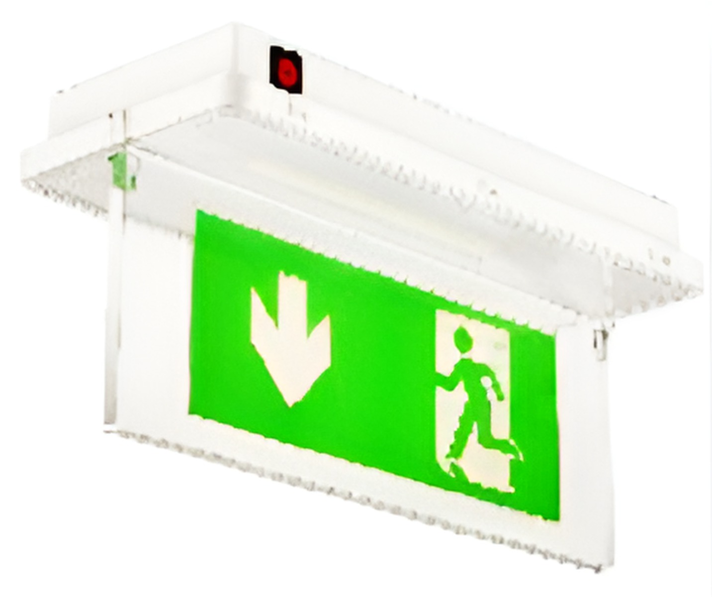 Avide Exit Light Surface mounted with horizontal sign IP65 - Image 2
