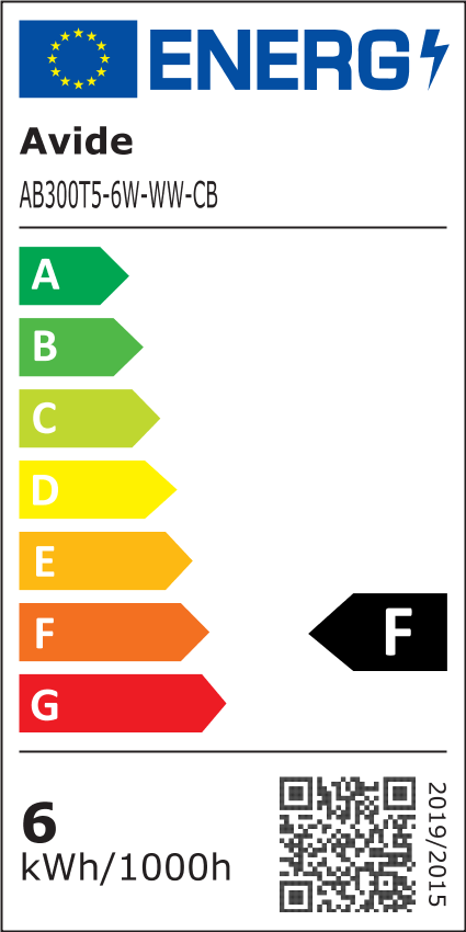 Avide LED T5 Integrated Tube 6W 300mm WW 3000K with AC plug - Image 3