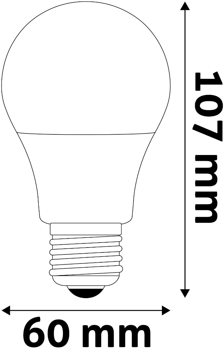 Avide LED Κοινή A60 8W E27 Ψυχρό 6400K - Image 4