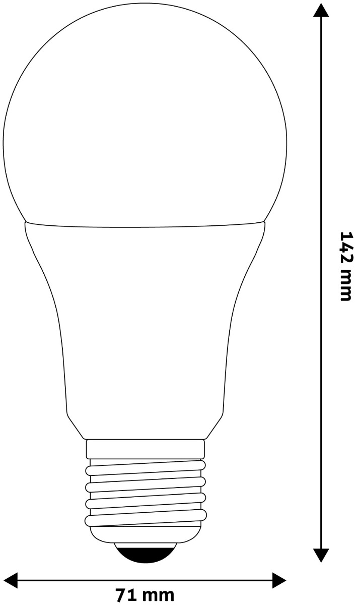 Avide LED Κοινή A70 16W E27 Λευκό 4000K Υψηλής Φωτεινότητας - Image 3