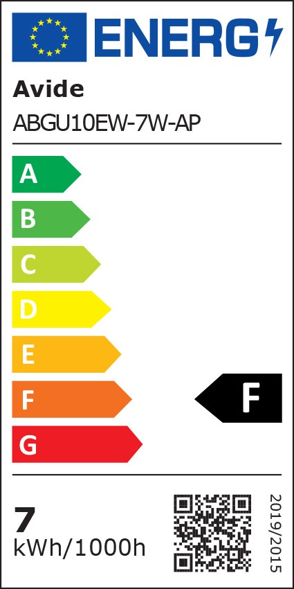 Avide LED Σπότ Αλουμίνιο + Πλαστικό 7W GU10 Θερμό 2700K - Image 3