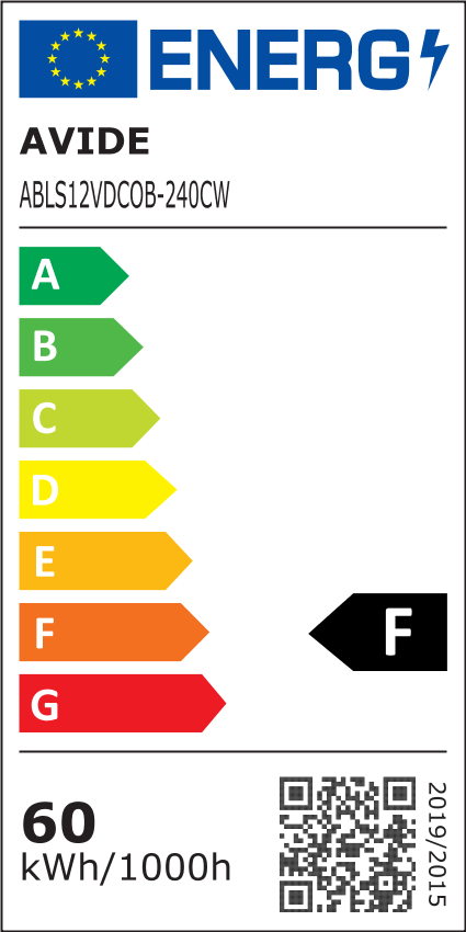 Avide LED Ταινία D-COB 12V 12W Ψυχρό 6400K IP44 5m - Image 2