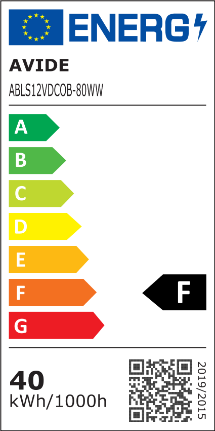 Avide LED Ταινία D-COB 12V 8W Λευκό 4000K IP44 5m - Image 2