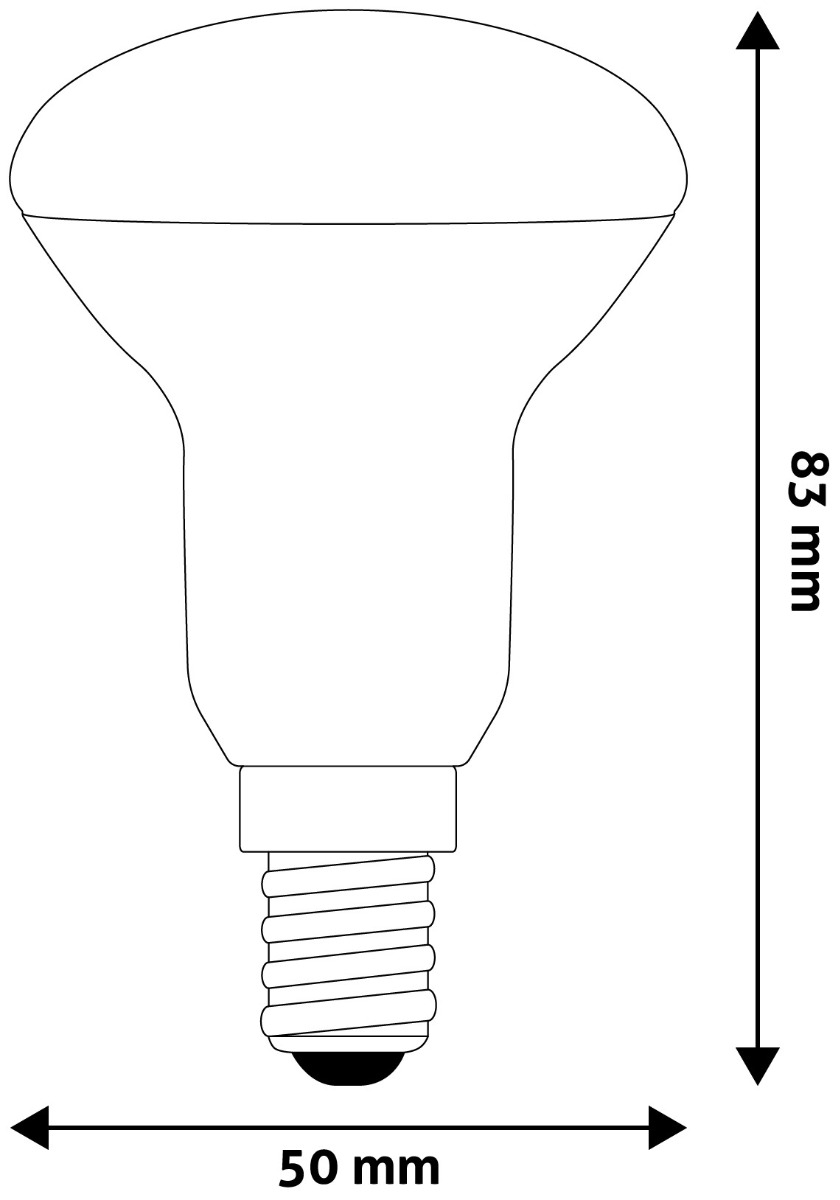 Avide LED R50 4.9W E14 WW 3000K - Image 4