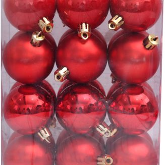 Artezan Christmas Ball 5cm Red 24pcs/box