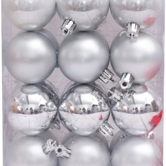 Artezan Christmas Ball 5cm Silver 24pcs/box