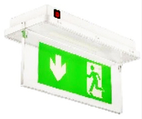 Avide Exit Light Surface mounted with horizontal sign IP65 - Image 3