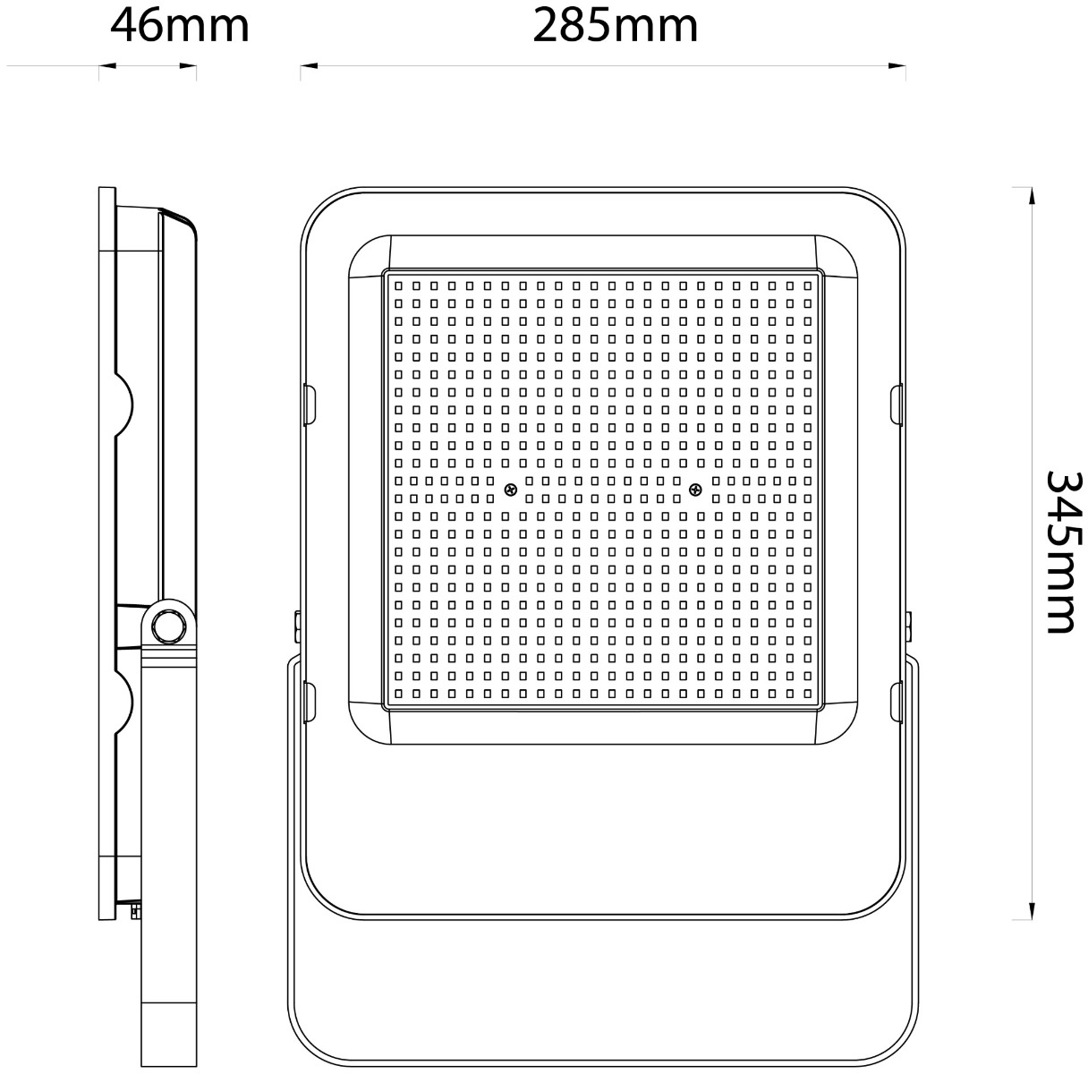 Avide LED Flood Light Industrial SMD 200W NW 4000K 160lm/W - Image 3