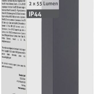Avide Outdoor Post Lamp Jolla LED 2W NW 500mm IP44 Antracit