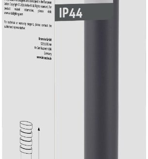 Avide Outdoor Post Lamp Sunset LED 1.5W NW 500mm IP44 Antracit