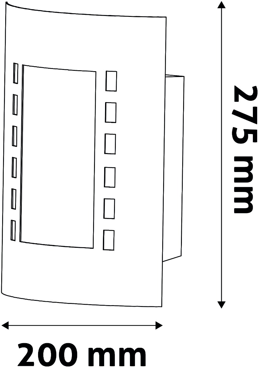 Avide Outdoor Wall Lamp Monterey 1xE27 IP44 Antracit - Image 3