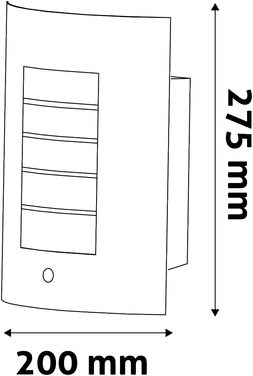 Avide Outdoor Wall Lamp Morro 1xE27 PIR IP44 Antracit - Image 3