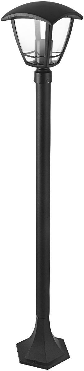 Avide Εξωτερικό Φωτιστικό Κολώνα Aria 100cm 1xE27 IP44 Μαύρο - Image 2