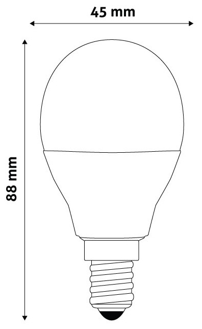 Avide LED Smart Σφαιρική 5.5W RGB+W WIFI APP Control - Image 3