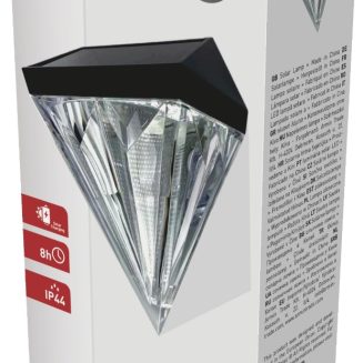Entac Solar Diamond shaped Plastic Lamp