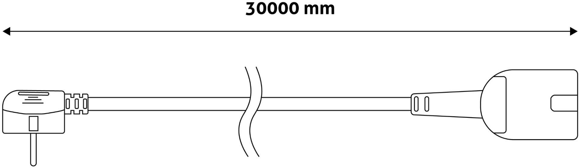 Entac Μπαλαντέζα 30m Πορτοκαλί 3G1.5 - Image 2