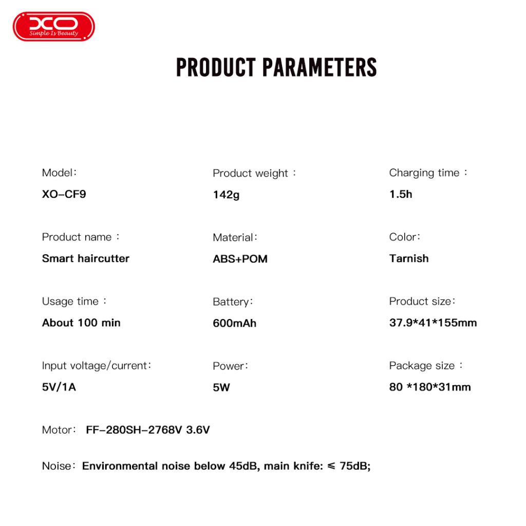 XO CF9 Digital Haircutting Scissors - Image 11