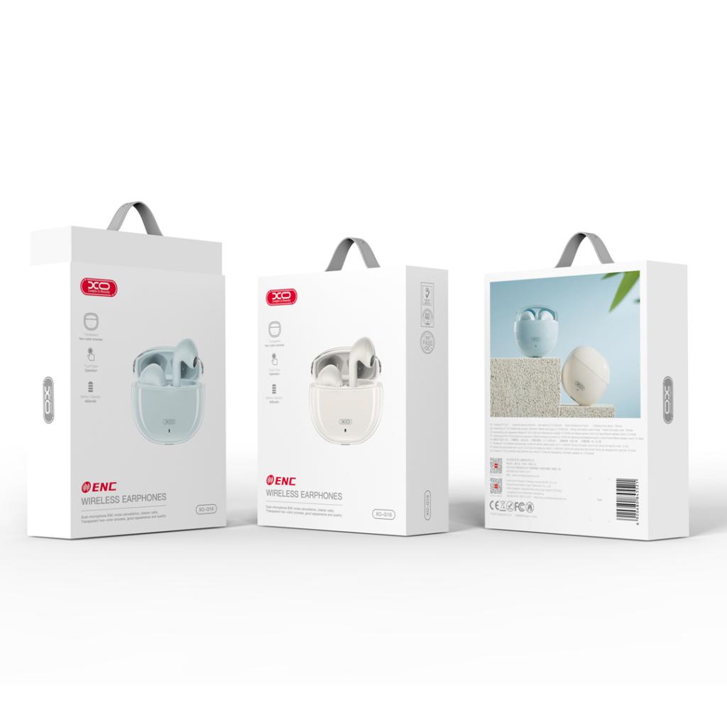 XO G16 Blue Linglong dual-mic ENC call noise reduction TWS Bluetooth headset - Image 5