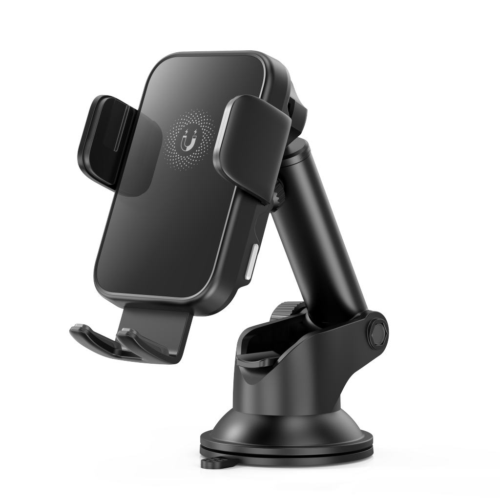XO WX036 Automatic arm clamp type wireless charging holder for car mounted mobile phones - Image 7