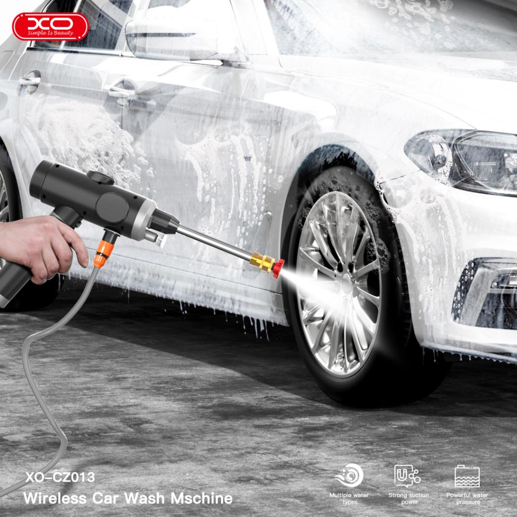 XO CZ013 Dual Use Car Wash Water Gun European Standard (6000mah) - Image 5