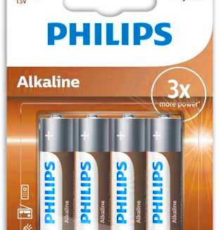Philips Eco Αλκαλική LR6 AA (4 τμχ)