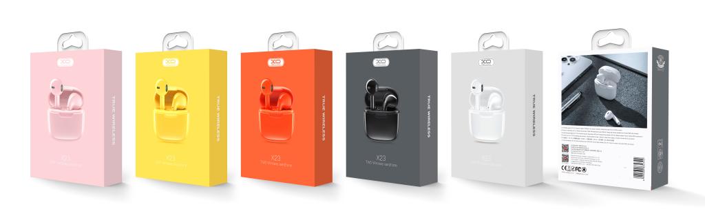 XO X23 TWS Bluetooth headset Yellow