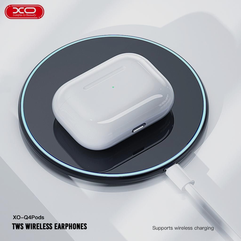 XO Q4 Pods Bluetooth headset (4th generation Full configuration with ear Sensor and wireless charging function) - Image 4