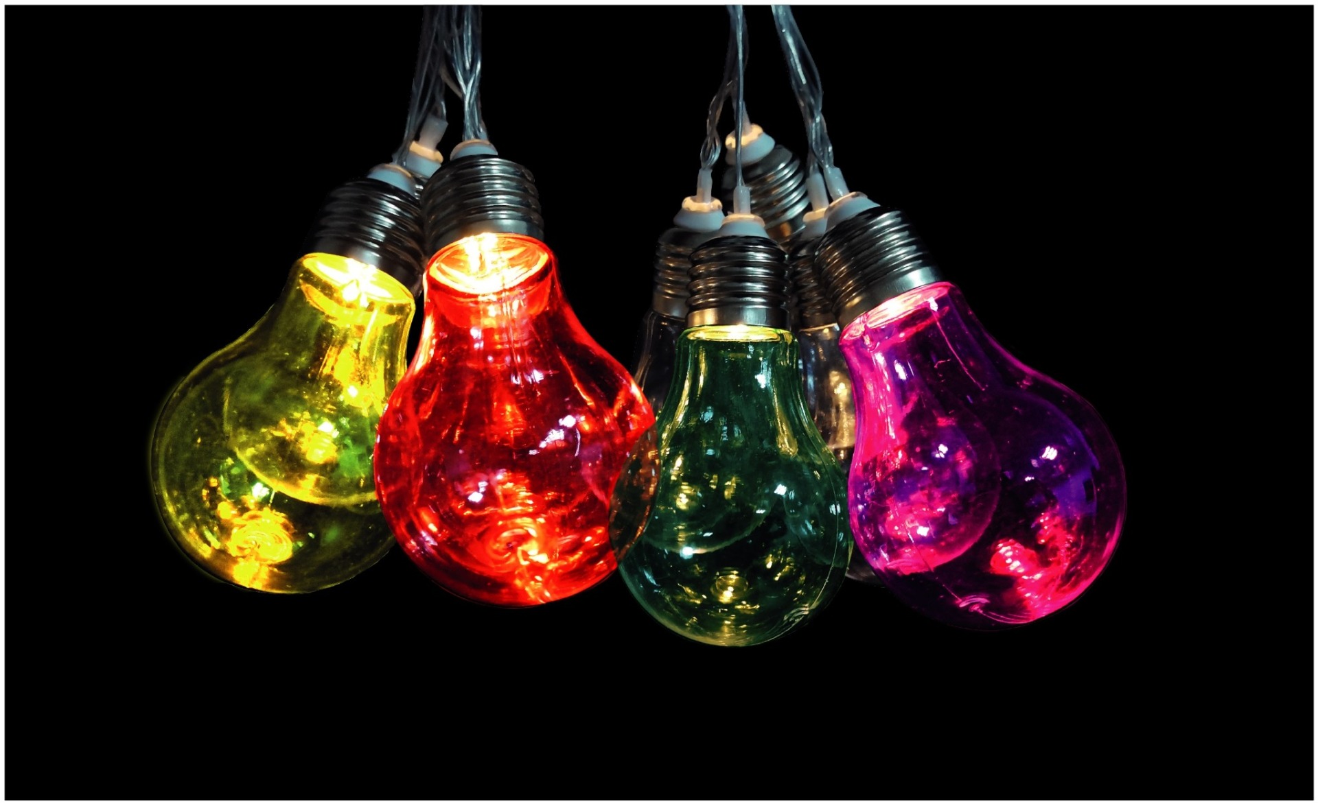Avide Outdoor Solar Multicolor Transparent String 5m, Warm White IP44, 1,2V - Image 2