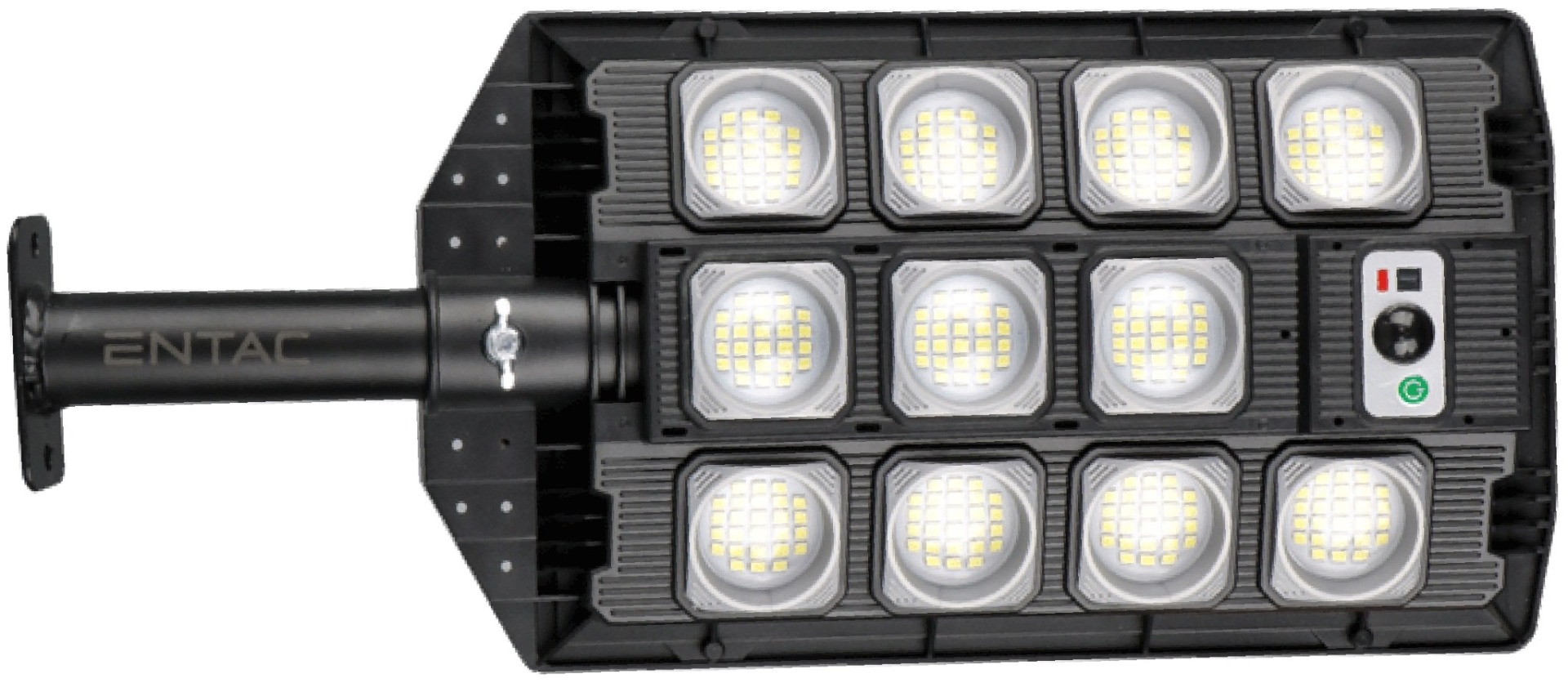 Entac LED Solar Street Lamp with Remote Controller 1000lm