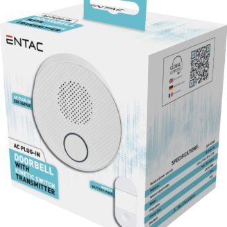Entac Κουδούνι AC Plug-in με Κινητικό Διακόπτη
