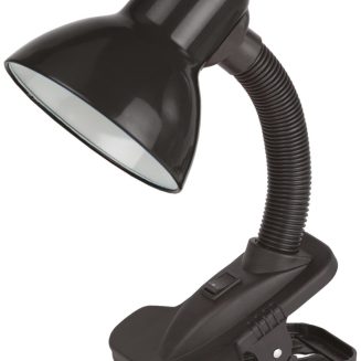 Avide Basic Φωτιστικό Γραφείου Κλιπ Μαύρο Max 60W