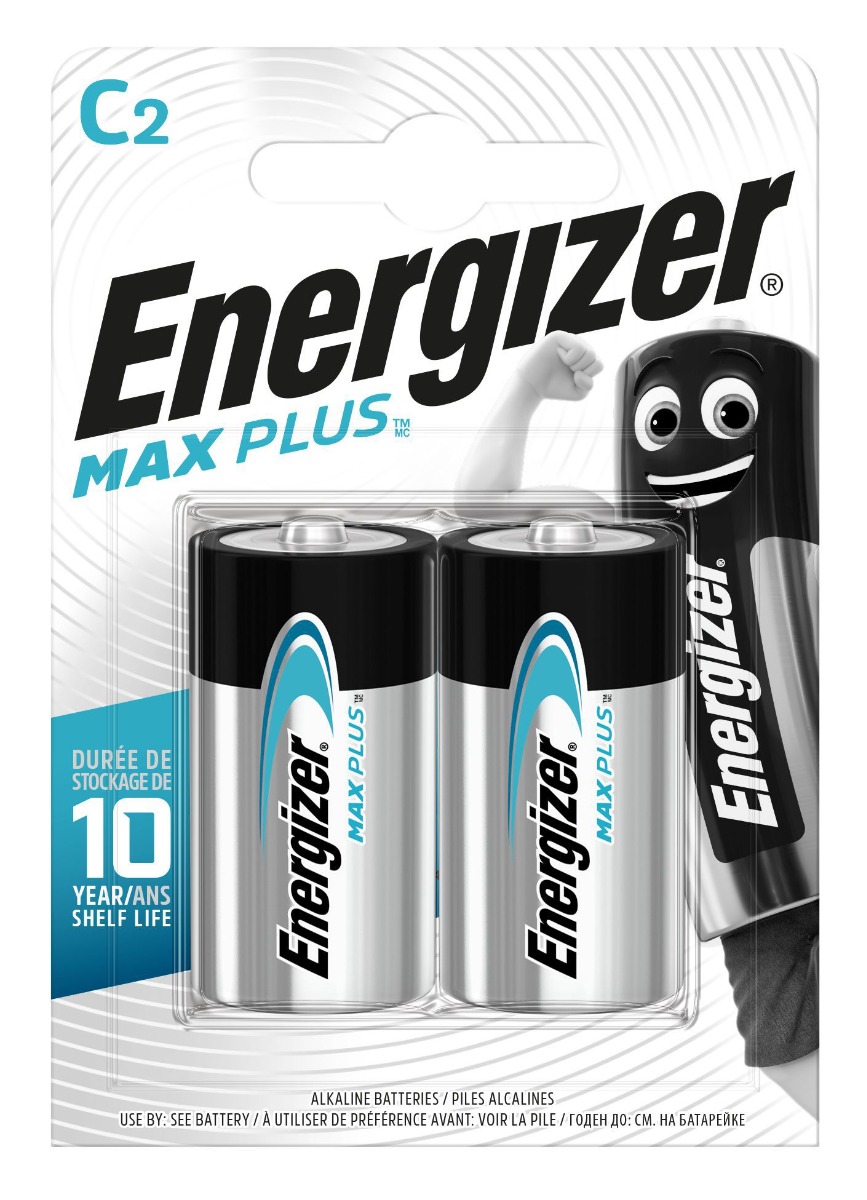 Energizer Max Plus Αλκαλική C (2τμχ)