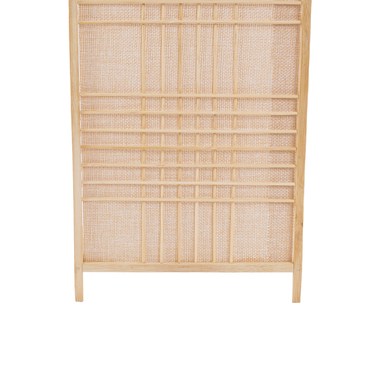 GloboStar® JUNIE 01997 Boho Επιτραπέζιο Φωτιστικό Πορτατίφ Μονόφωτο 1 x E27 AC220-240V IP20 - Μ20 x Π20 x Υ40cm - Μπεζ Ύφασμα με Μπεζ Ξύλινο Μπαμπού Πλέγμα - 5 Χρόνια Εγγύηση - Image 6
