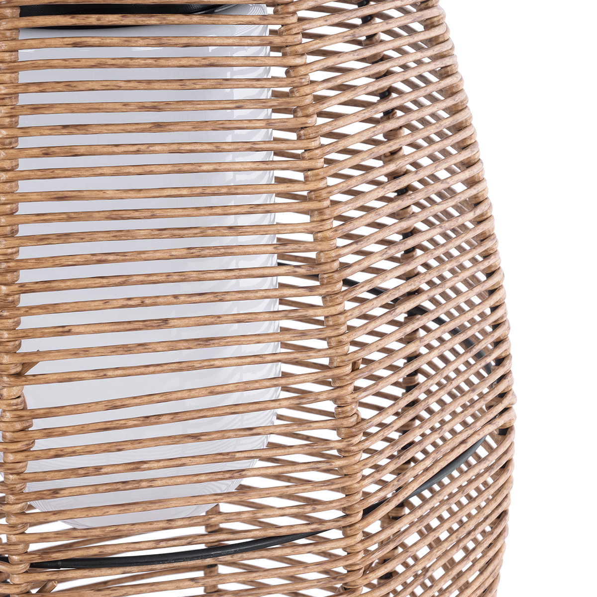 GloboStar® HESPELER 02305 Boho Αυτόνομο Ηλιακό Κρεμαστό/Επιτραπέζιο Φωτιστικό Φαναράκι LED SMD 5W 200lm - Φ25 x Υ45cm - με Ενσωματωμένη Μπαταρία 600mAh - Φωτοβολταϊκό Πάνελ και Αισθητήρα Ημέρας-Νύχτας με Ασύρματο Χειριστήριο IR Μπεζ Μπαμπού Αδιάβροχο IP65 Θερμό Λευκό 3000K - 5 Χρόνια Εγγύηση - Image 8