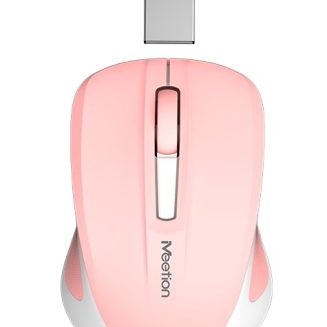 Silent Mini 2.4G Οπτικό Ασύρματο Ποντίκι (Ροζ)