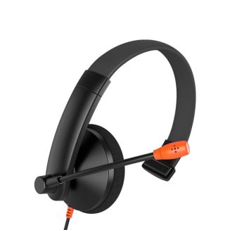 Meetion HP002U Ενσύρματο Ακουστικό Τηλεφωνίας / Μαύρο