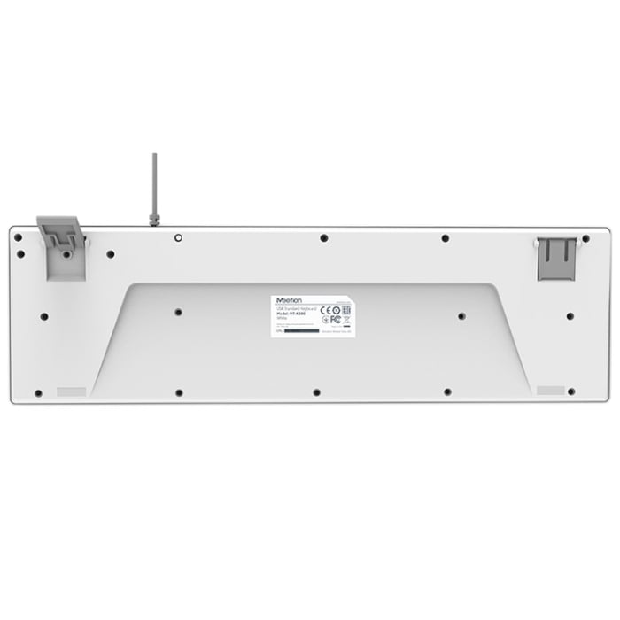 MT-K300 Standard USB Ενσύρματο Πληκτρολόγιο Λευκό - Image 3