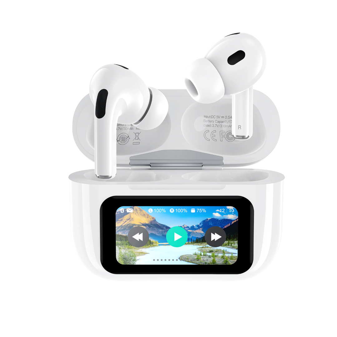 XO X36 Ακουστικά ANC TWS Bluetooth με Έξυπνη Οθόνη