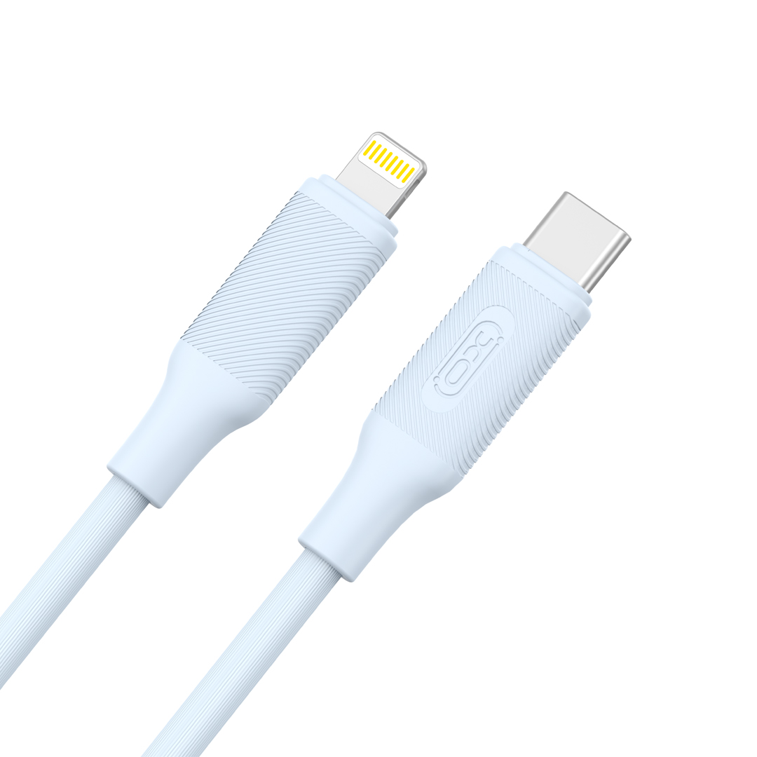 XO NB-Q265A PD 27W Type-C Σε Lightning Μινιμαλιστικό Καλώδιο (Μπλε) - Image 2