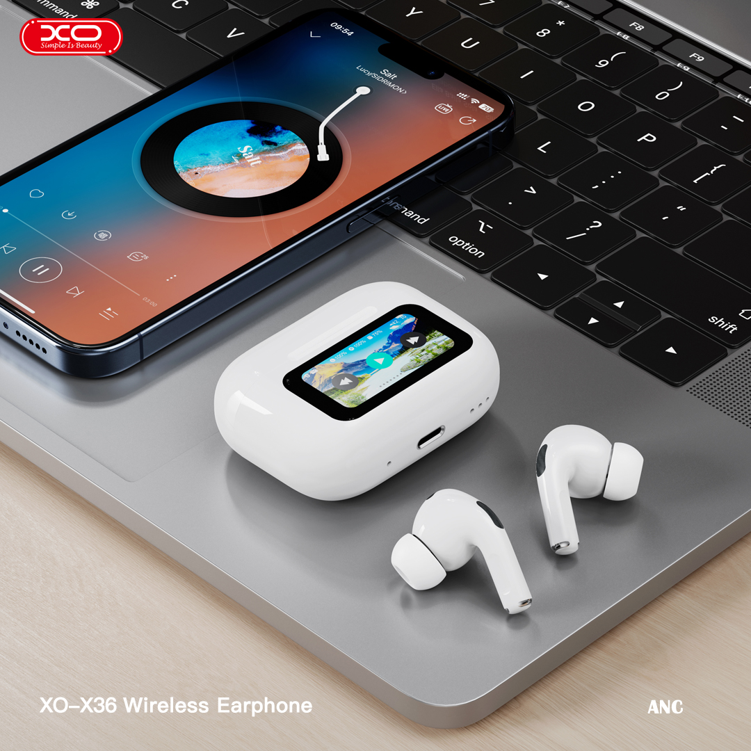 XO X36 Ακουστικά ANC TWS Bluetooth με Έξυπνη Οθόνη - Image 7