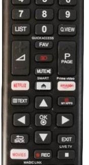 Τηλεχειριστήριο για τηλεοράσεις LG L1610