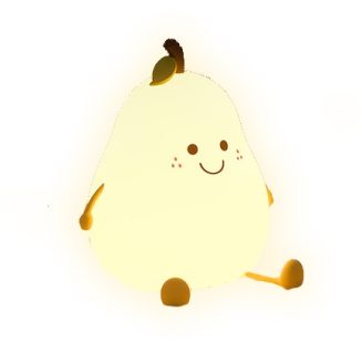 ATC LED Αχλάδι Φωτάκι Νυκτός Σιλικόνης