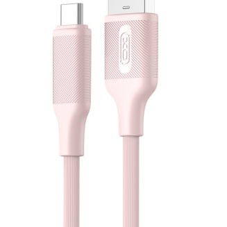 XO NB265 Μινιμαλιστικό Καλώδιο Type-C Ροζ